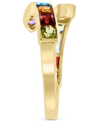 EFFY&reg; Multi-Gemstone Bypass Ring (2-1/2 ct. t.w.) in 14k Gold