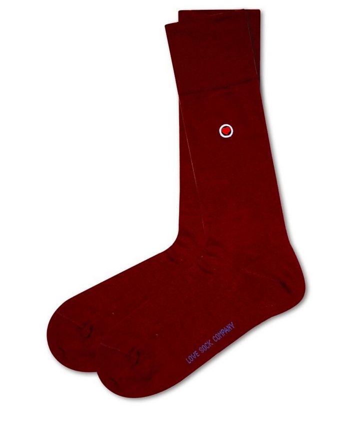 Love Sock Company Men's Organic Cotton Patterned Socks Bundle, 3 Pack