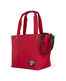 Iconic Collection Quilted Tote Bag with Adjustable and Removable Strap
