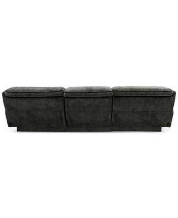 Furniture - Sebaston 3-Pc. Fabric Sofa with 2 Power Motion Recliners