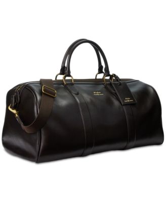 Polo Ralph Lauren Camouflage-Print Leather Duffel Bag  Mens leather bag,  Leather duffle bag men, Leather duffel