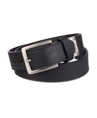 men's dickies industrial strength leather work belt