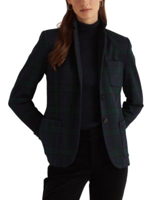 polo ralph lauren plaid blazer