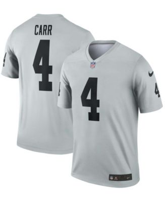 Nike Men's Las Vegas Raiders Inverted Legend Jersey - Derek Carr - Macy's