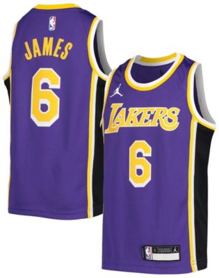Youth LeBron James Purple Los Angeles Lakers 2020/21 Player Jersey - Statement Edition