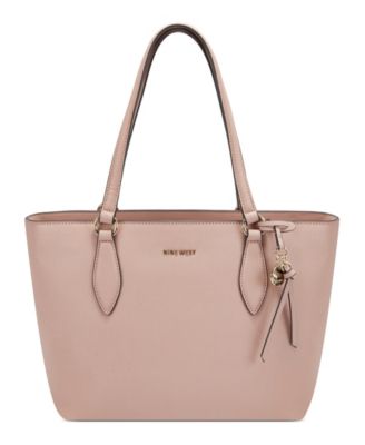 pink leather tote bags