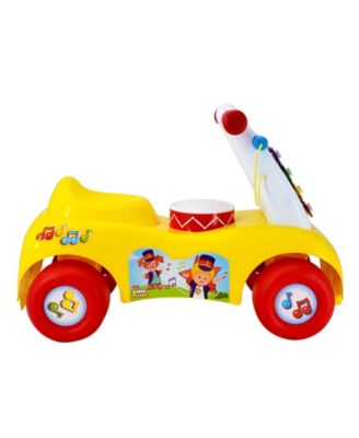 Fisher-Price Little People Push And Scoot Princesa Ride On: Coche De Juguete Con Sonidos Y Melodía Para Niños De 1 A 3 Años, Manillar Fácil Y Ruedas Estables