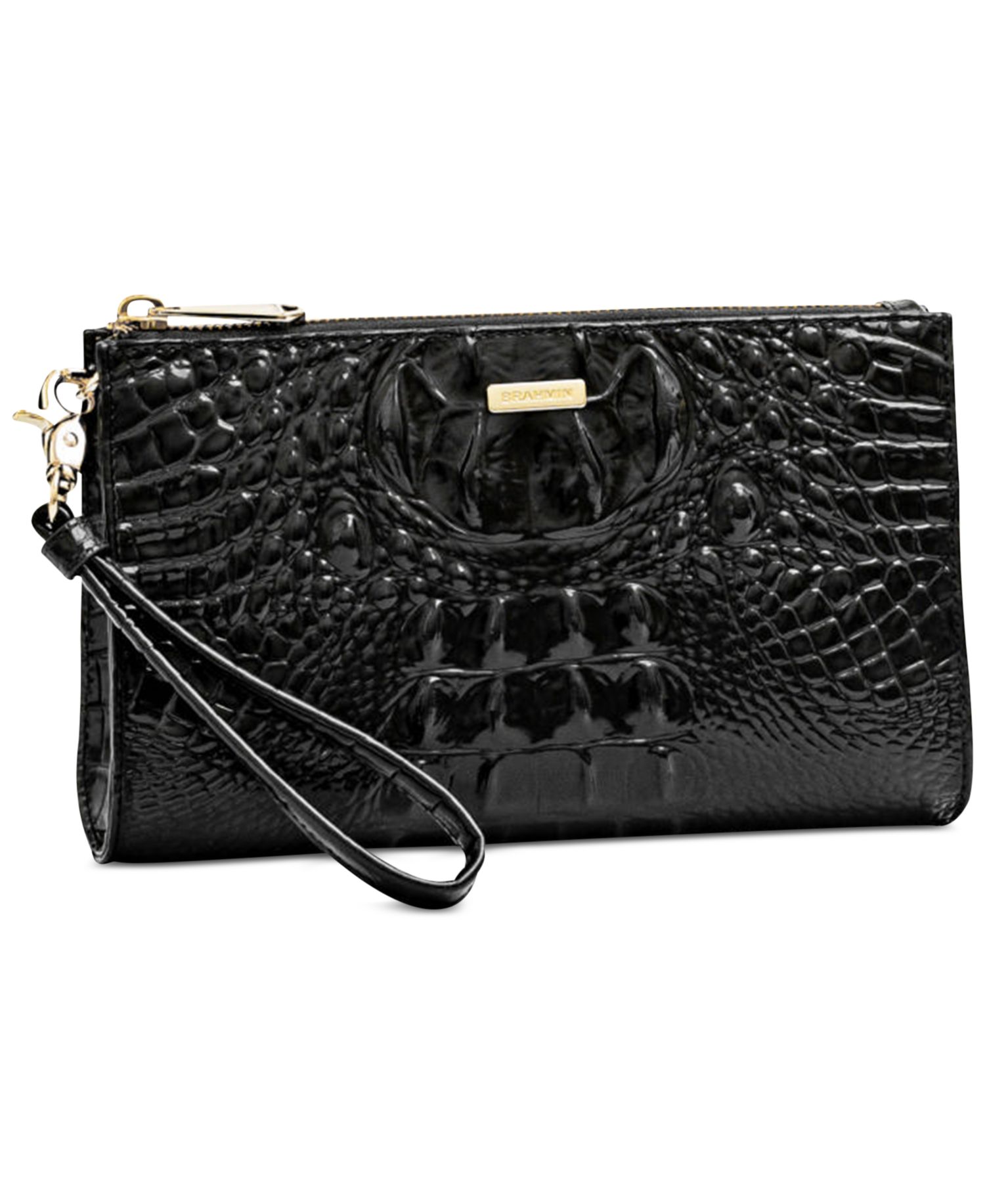 Daisy Leather Melbourne Wristlet