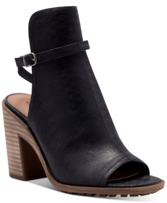 macys open toe booties