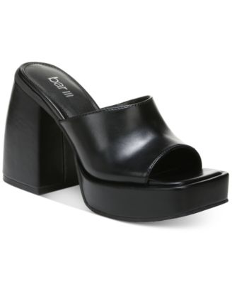 macy's black dress sandals