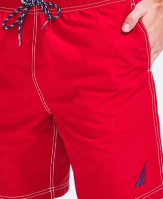 Men's Quick Dry Nylon  8" Swim Trunks