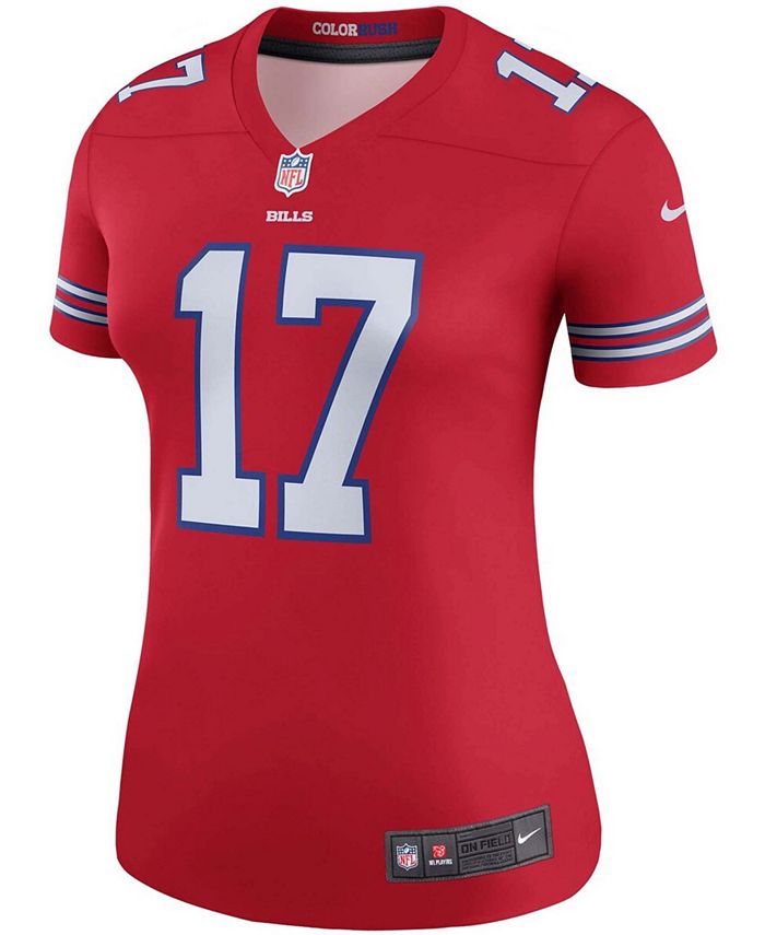 Nike Women's Josh Allen Red Buffalo Bills Color Rush Legend Player