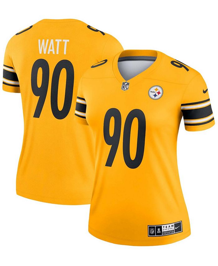 Nike Women's T.J. Watt Gold Pittsburgh Steelers Inverted Legend Jersey -  Macy's