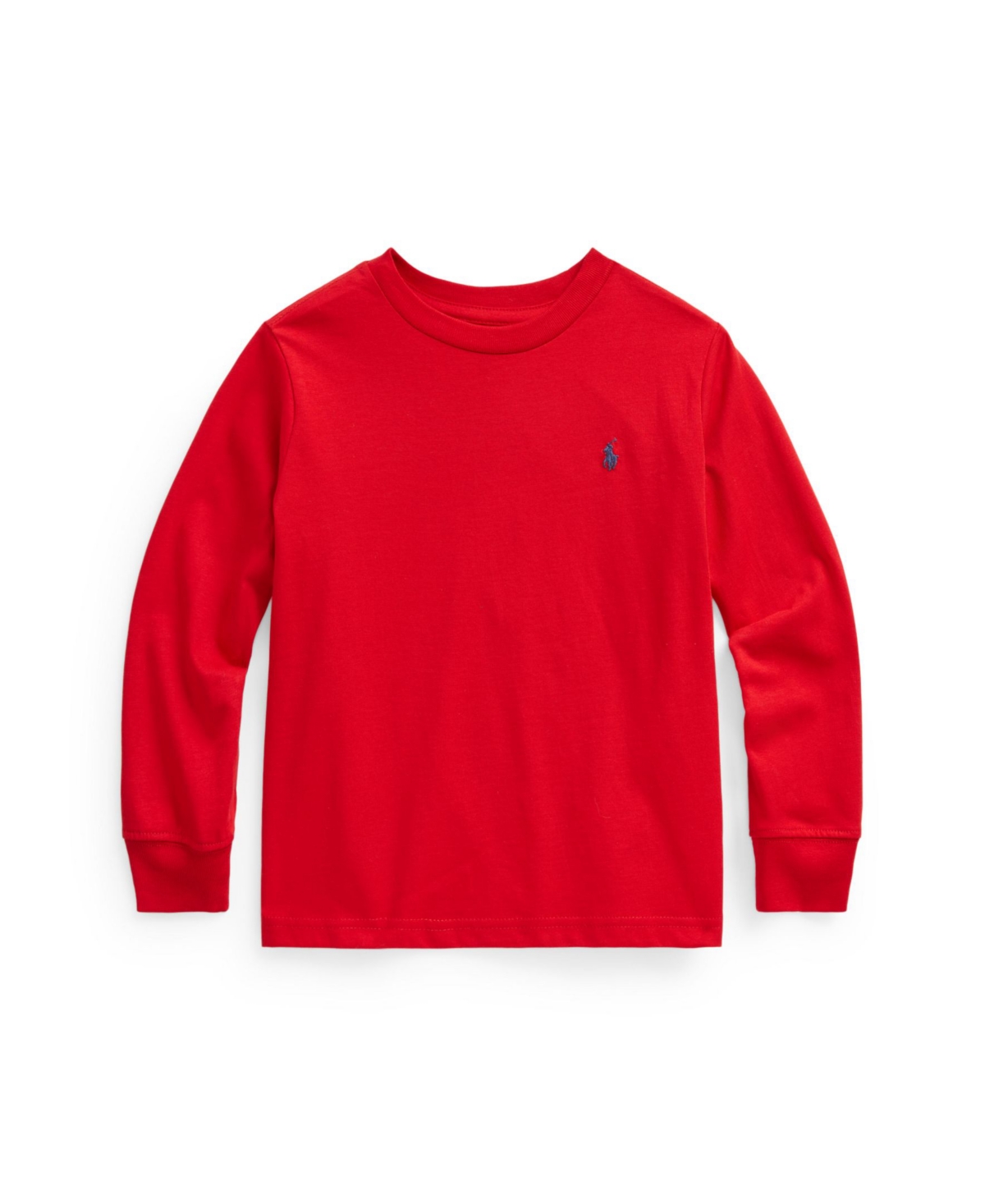 Polo Ralph Lauren Kids' Toddler And Little Boys Jersey Long-sleeve T-shirt In Rl Red