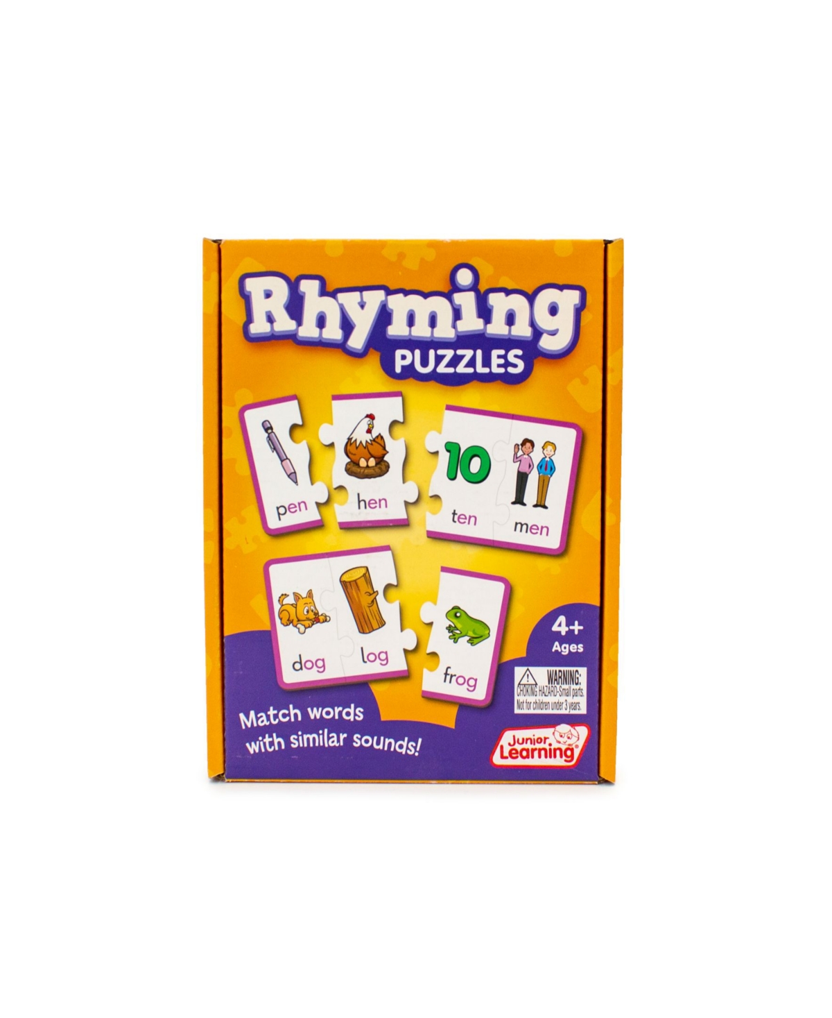 Shop Junior Learning Rhyming Puzzles Educational Learning Set, 71 Pieces In Multi