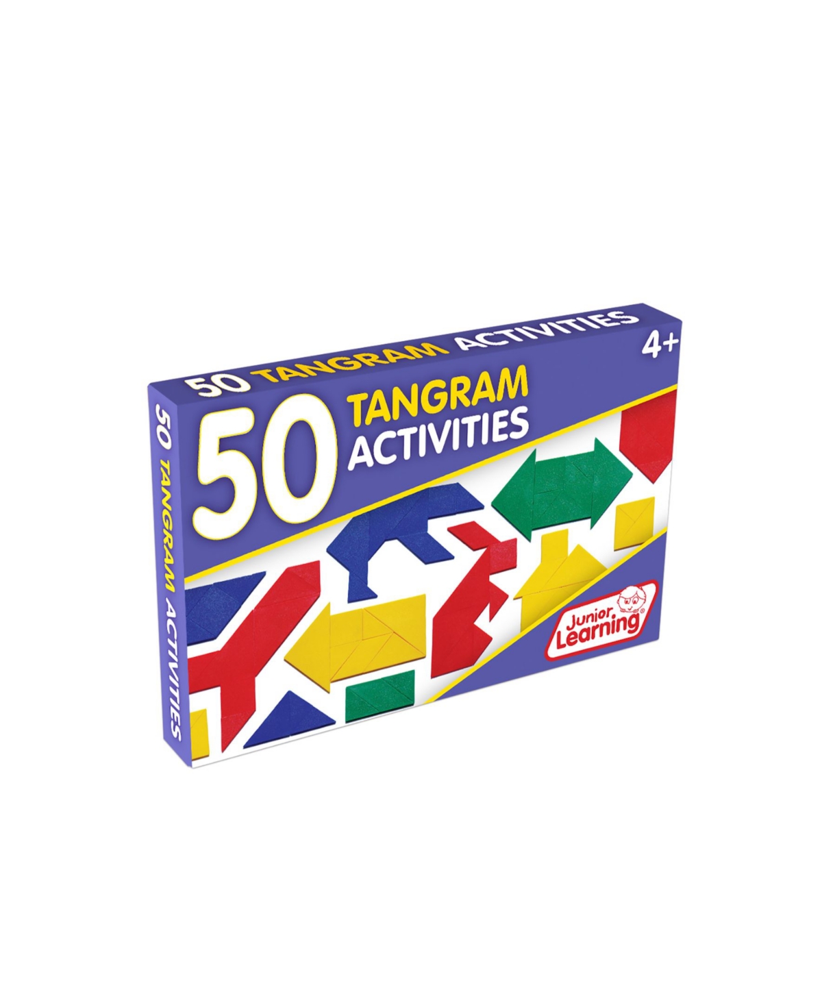 Shop Junior Learning 50 Tangram Activities Educational Learning Set, 50 Cards In Multi