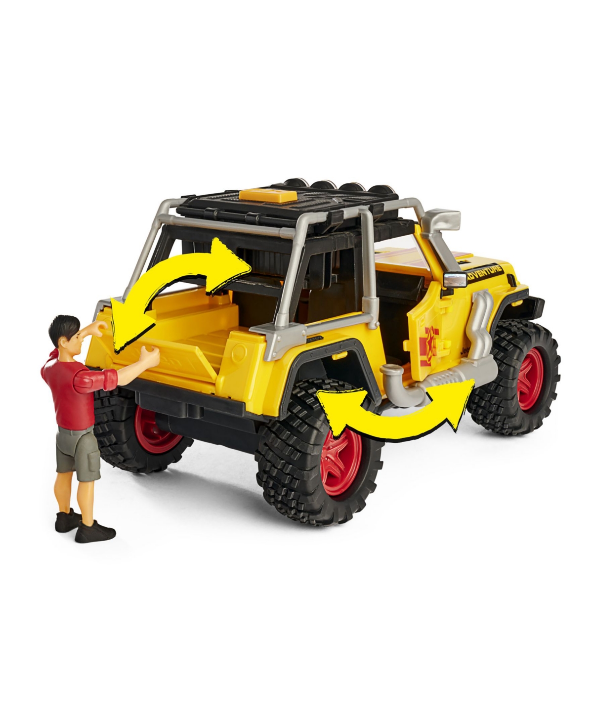 Shop Dickie Toys Hk Ltd - Light Sound Jeep Adventure Playset In Multi