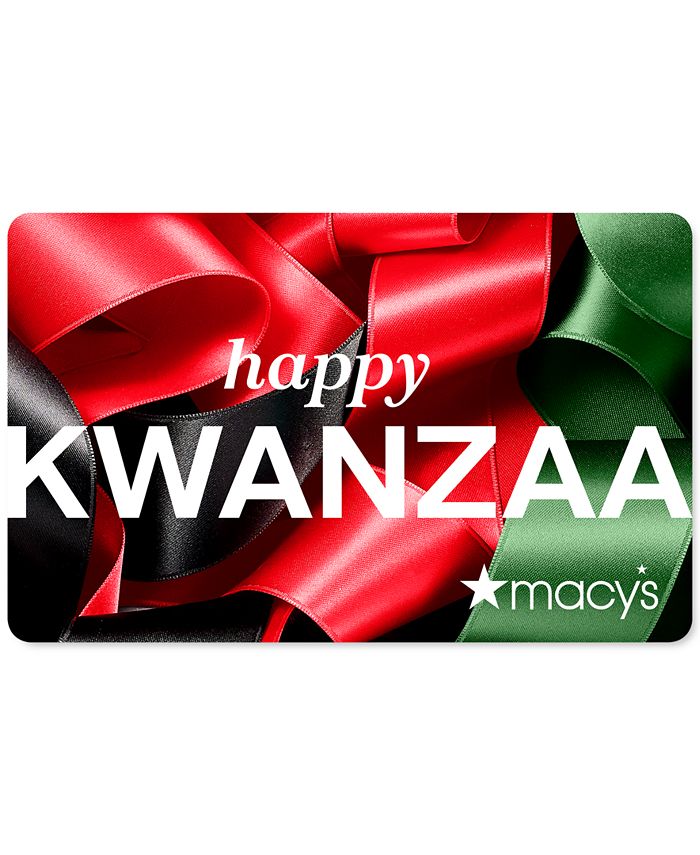 Macy's Happy Kwanzaa EGift Card Macy's