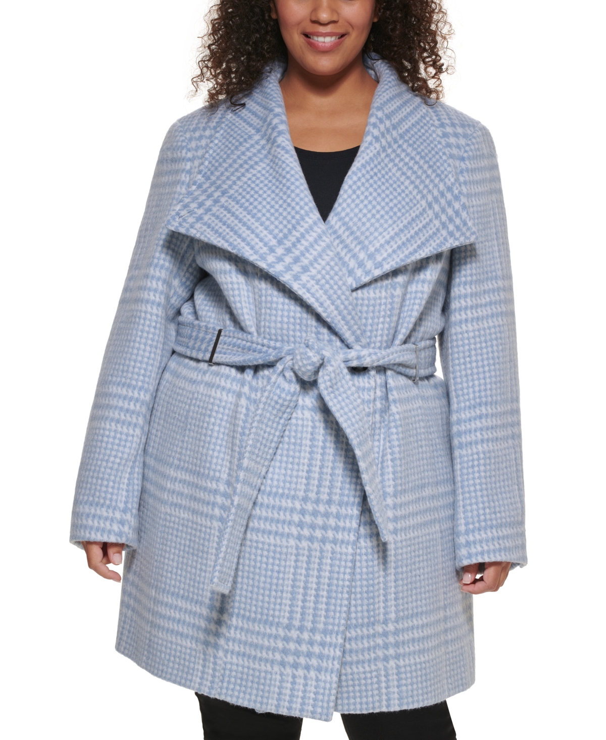 Calvin klein blue best sale trench coat