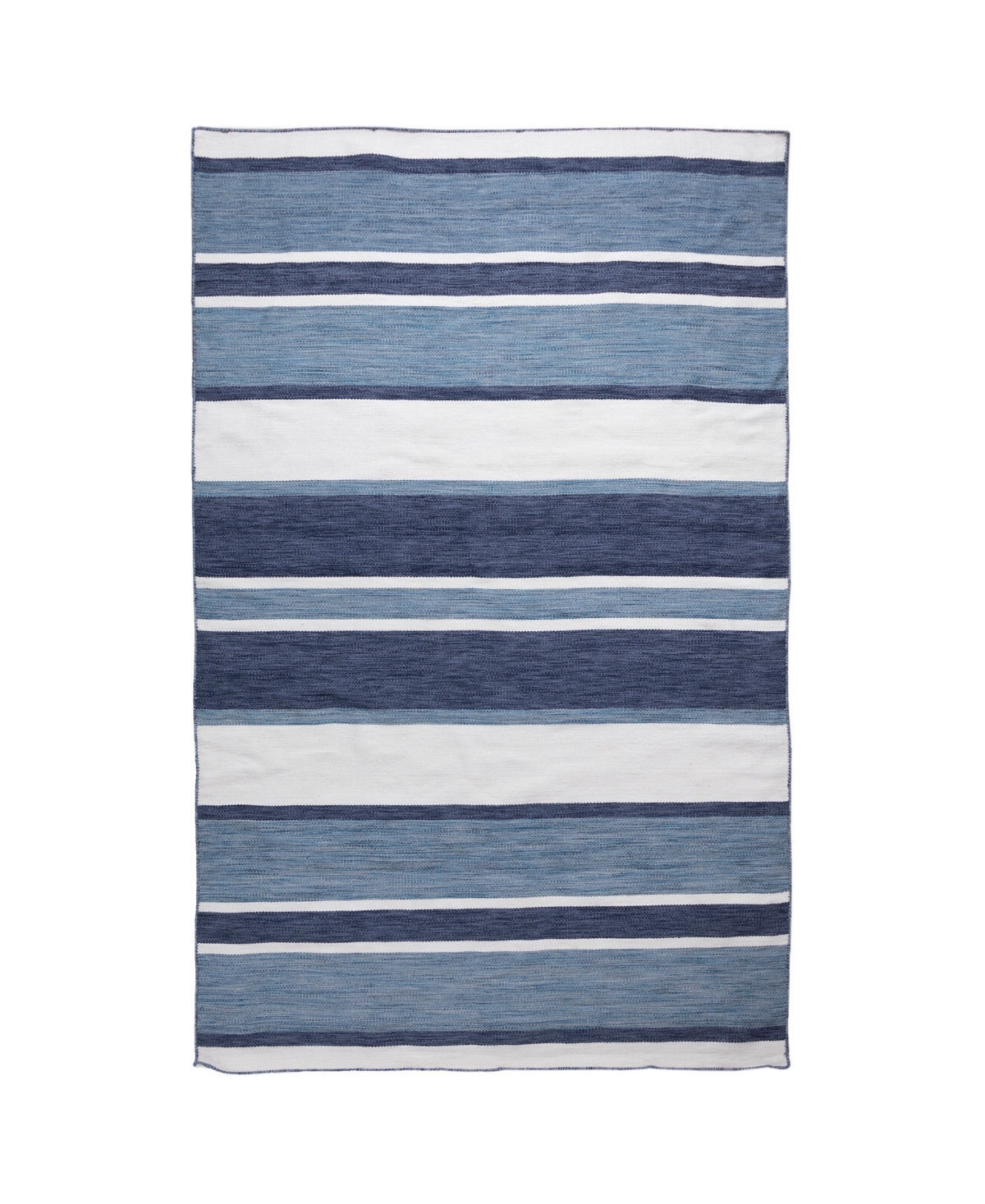 Liora Manne' Sorrento Boat Stripe 8'3in x 11'6in Outdoor Area Rug - Navy