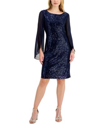 macys connected dresses
