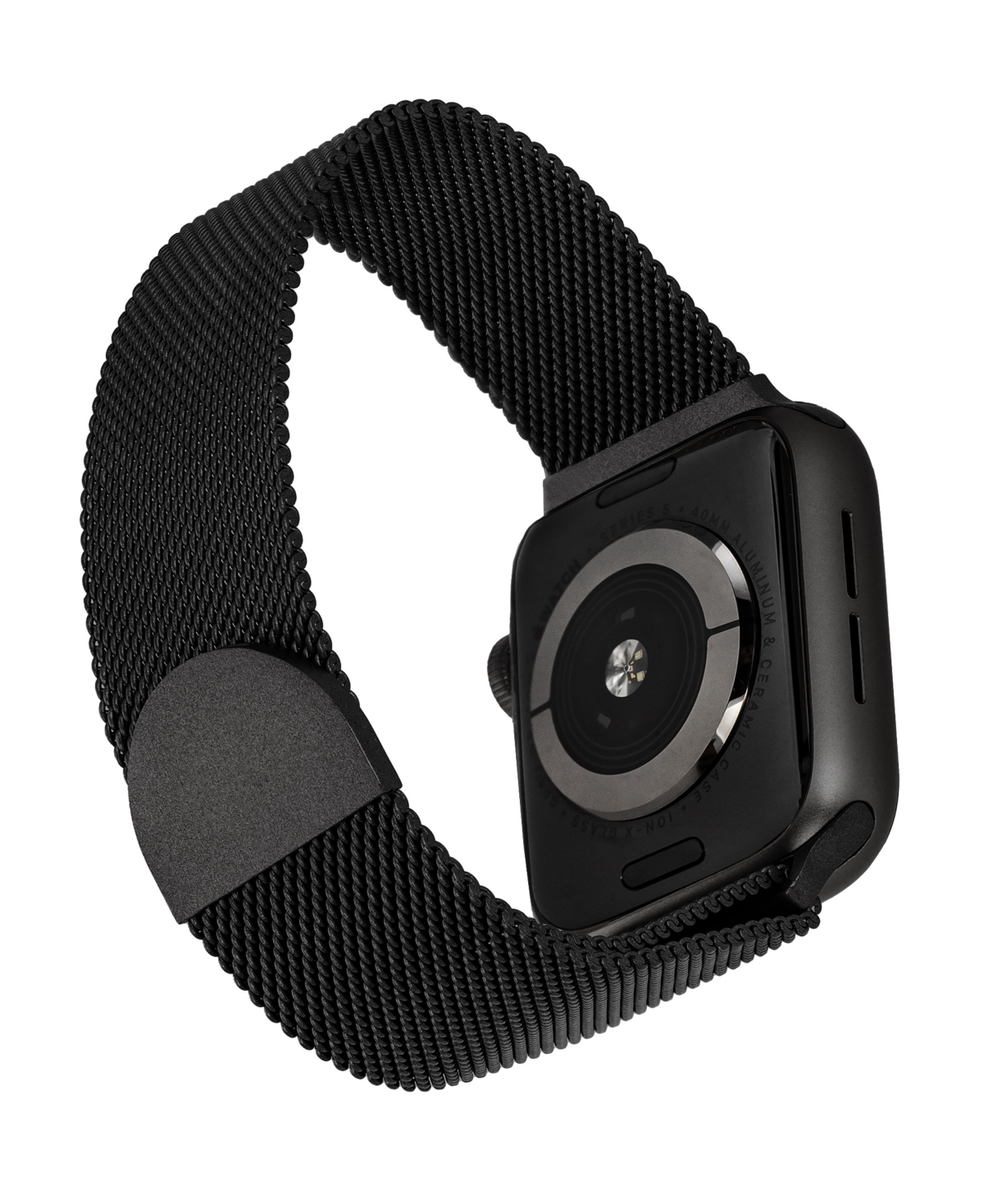 WITHitStainless Steel Mesh Band designed for Apple Watch 42mm (Series 10) & 38/40/41mm - Black