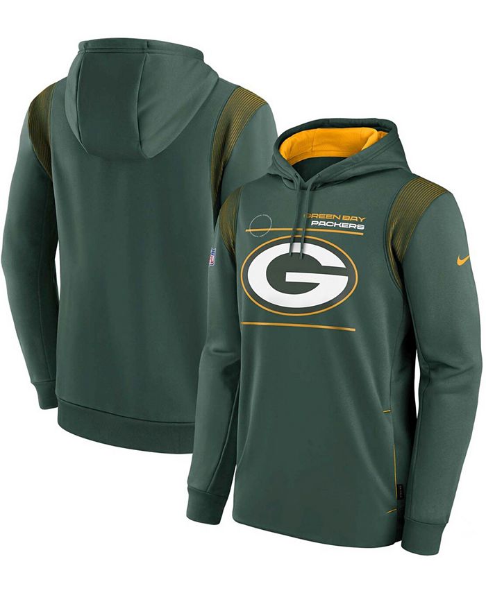 Nike Men's Green Green Bay Packers Sideline Logo Performance