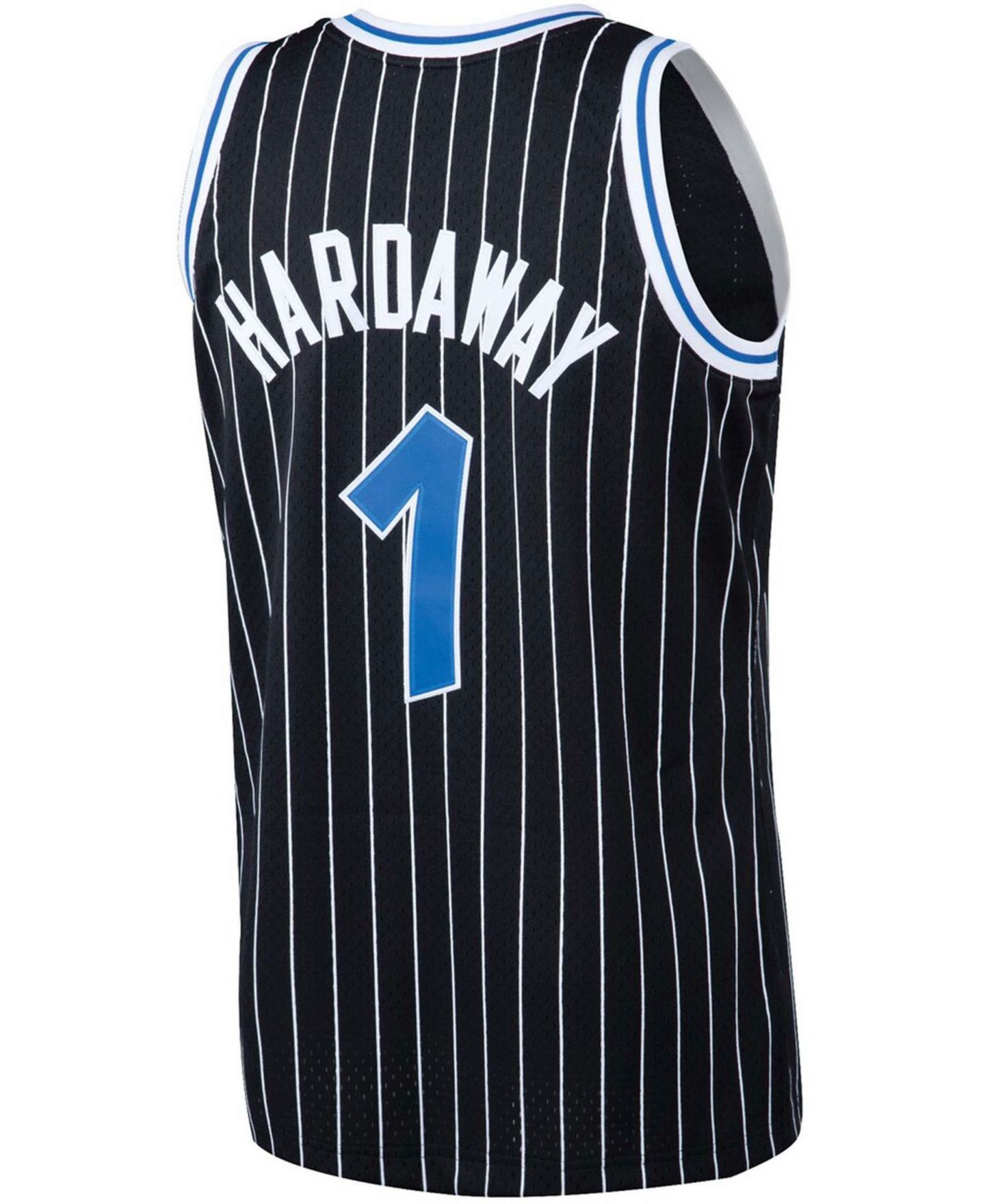 Мужской топ Mitchell & Ness Penny Hardaway Black Orlando Magic 1994-95 Hardwood Classics Swingman Jersey — фото 4