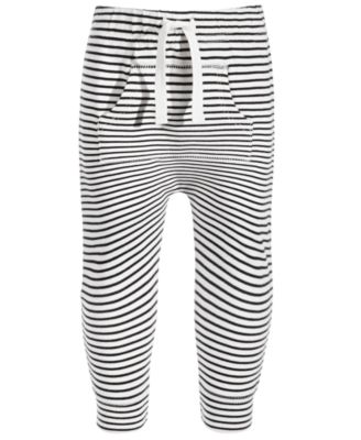 First Impressions - Toddler Boys Striped Kangaroo Pants