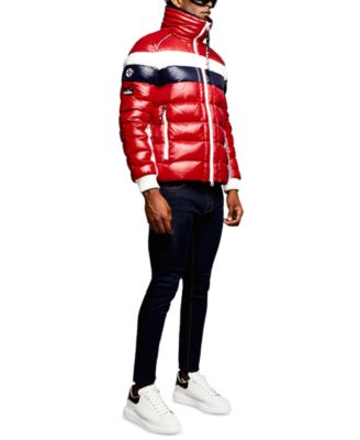 retro racer polar down jacket