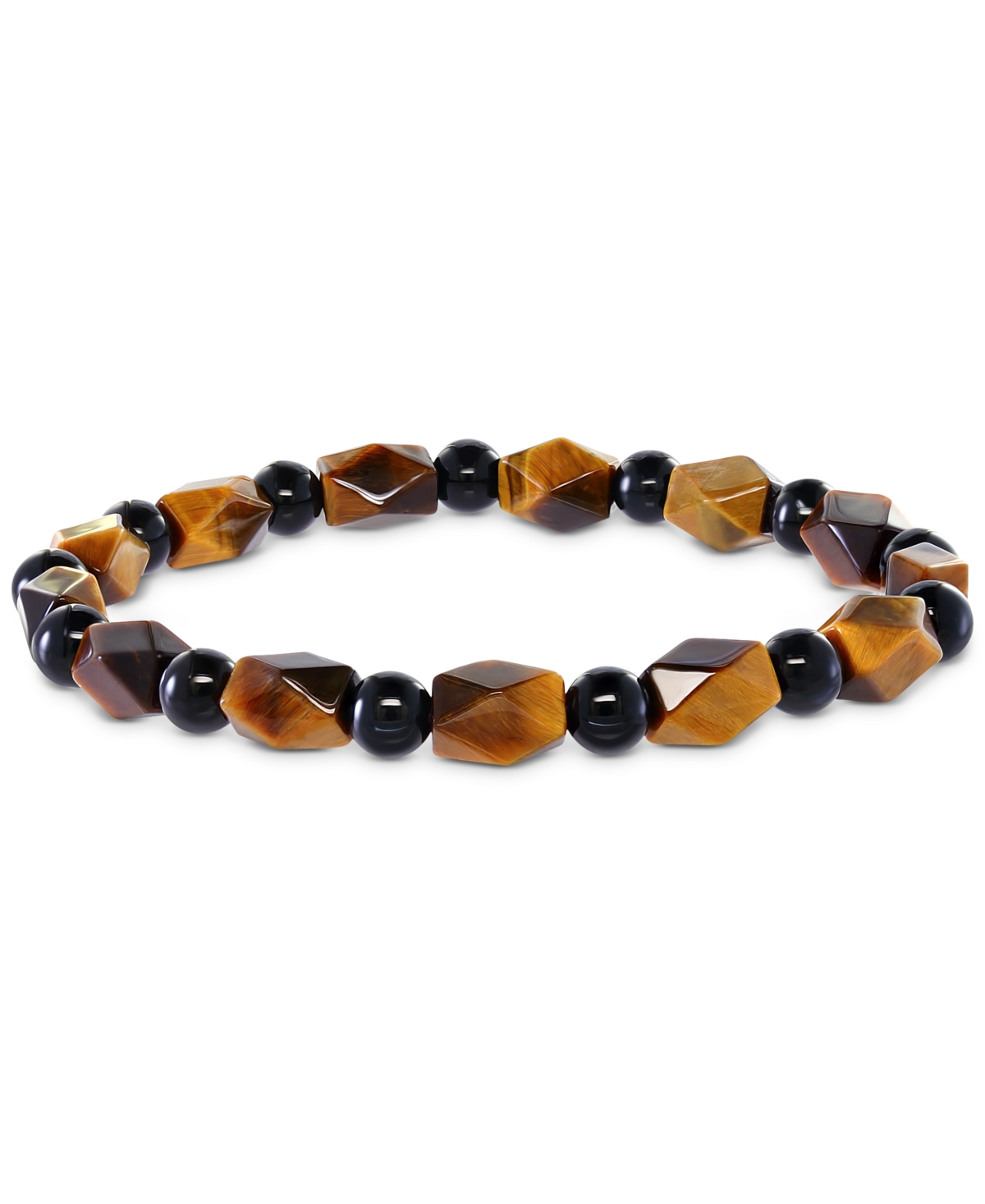 Effy Men's Tiger Eye & Onyx Bracelet - Silver