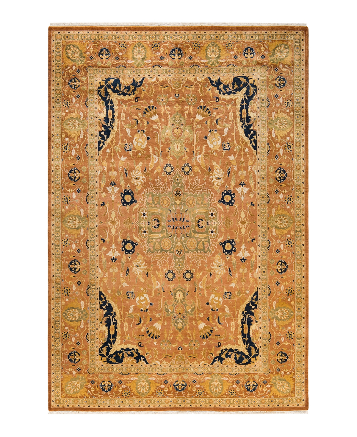Closeout! Adorn Hand Woven Rugs Mogul M1289 6'1in x 9'1in Area Rug - Brown