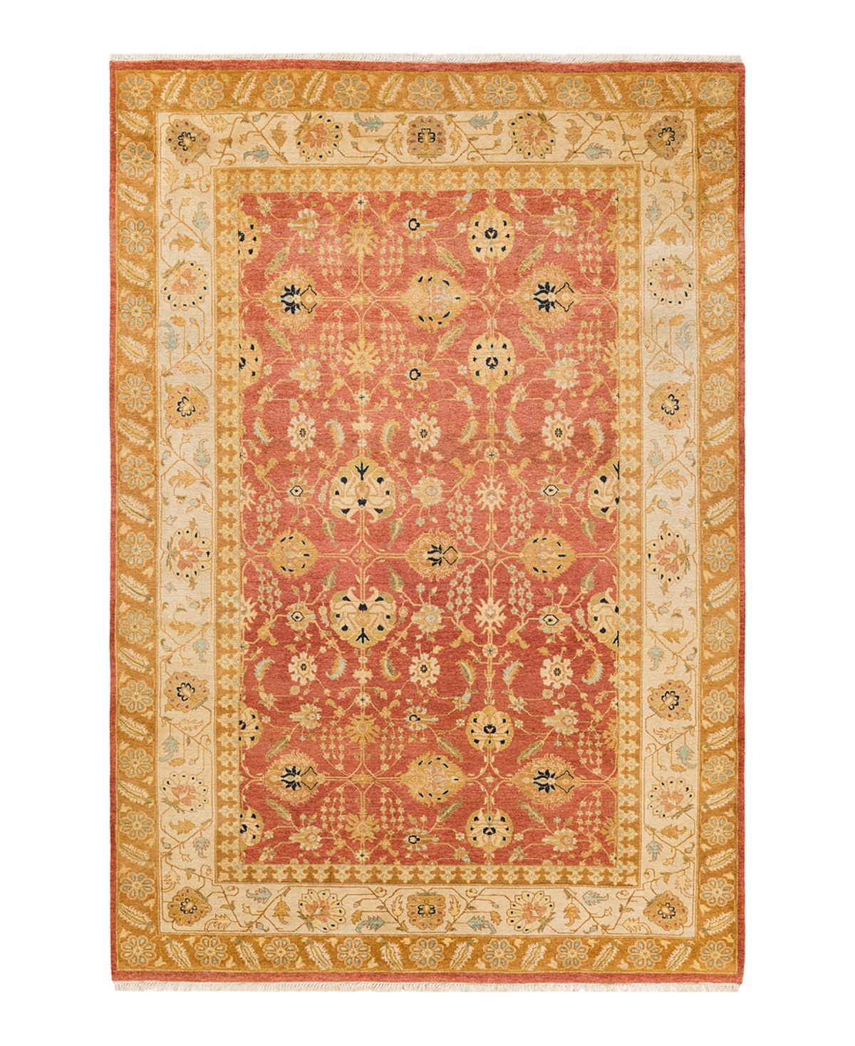 Closeout! Adorn Hand Woven Rugs Mogul M1450 5'10in x 9' Area Rug - Orange