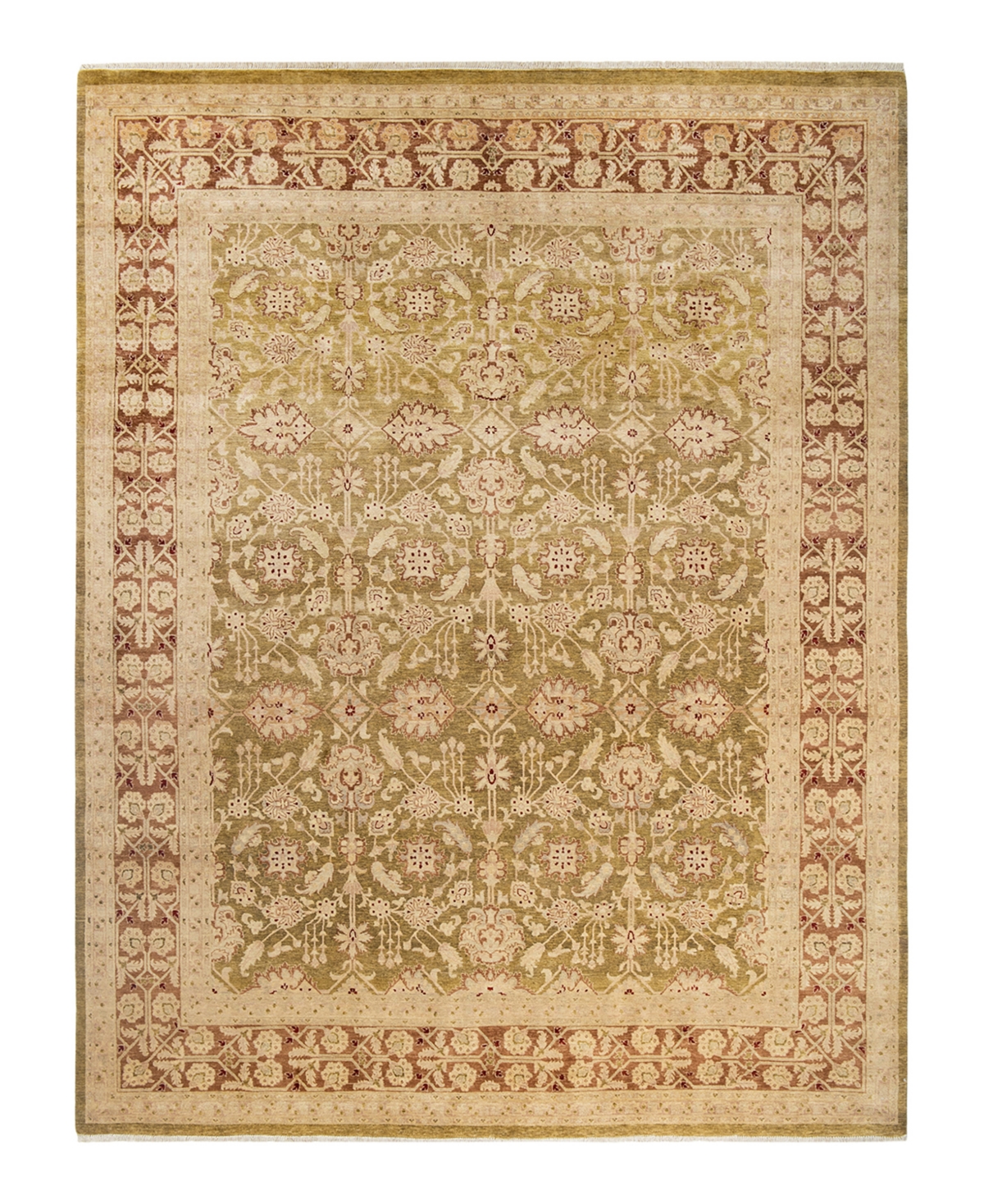 Closeout! Adorn Hand Woven Rugs Eclectic M1515 9' x 11'8in Area Rug - Green