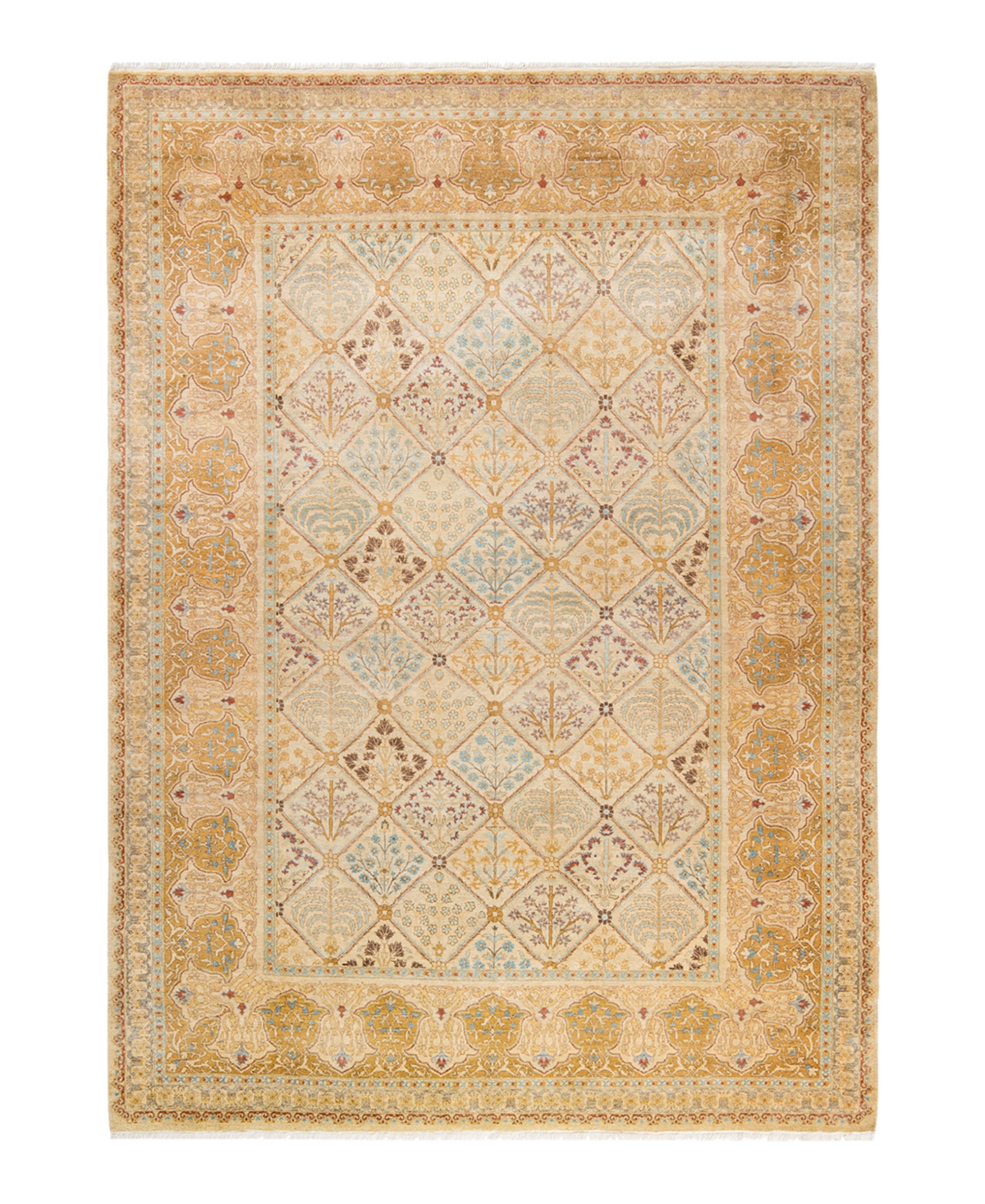 Closeout! Adorn Hand Woven Rugs Mogul M1605 6'2in x 8'7in Area Rug - Ivory