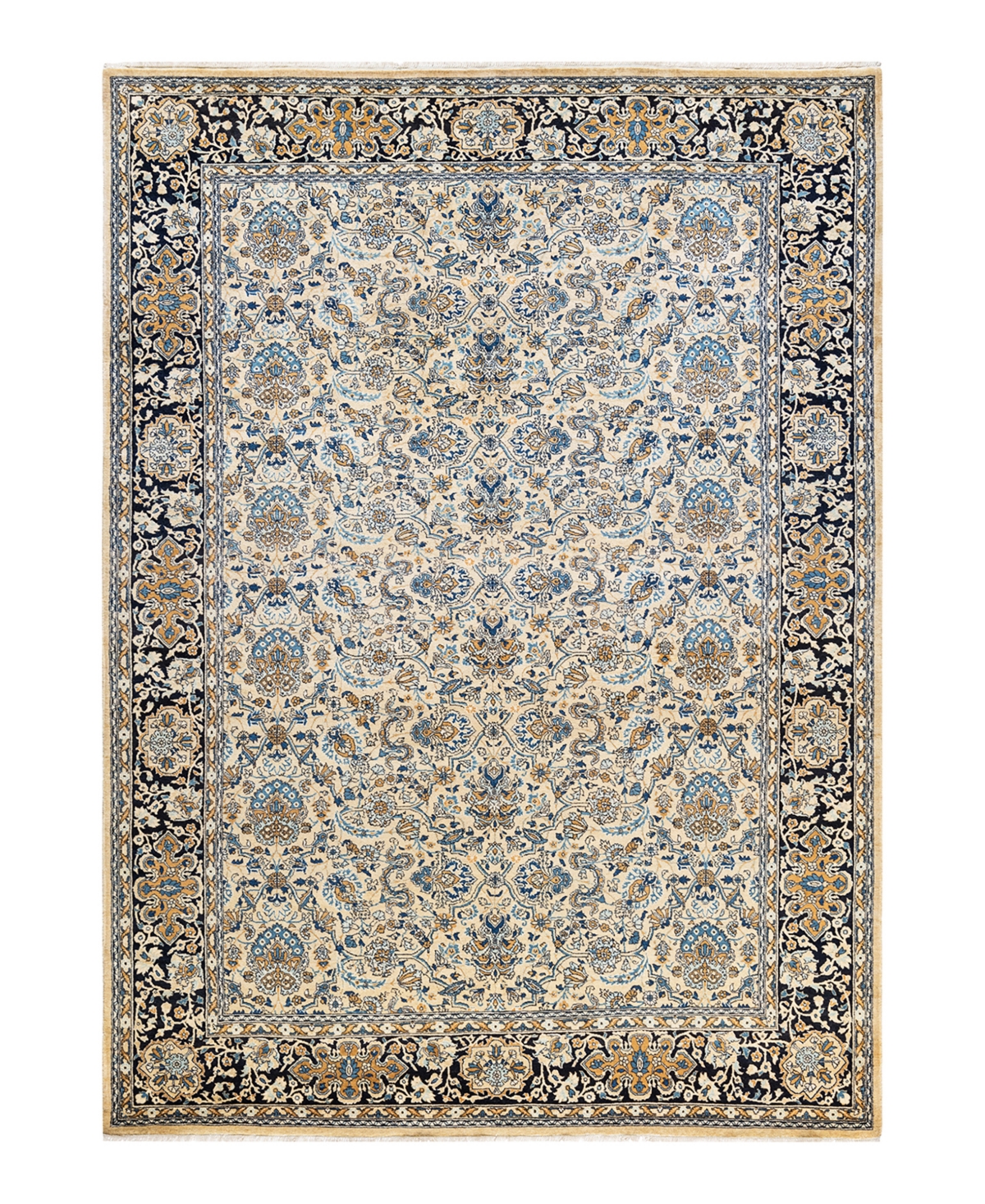 Closeout! Adorn Hand Woven Rugs Mogul M1605 6'3in x 8'9in Area Rug - Yellow