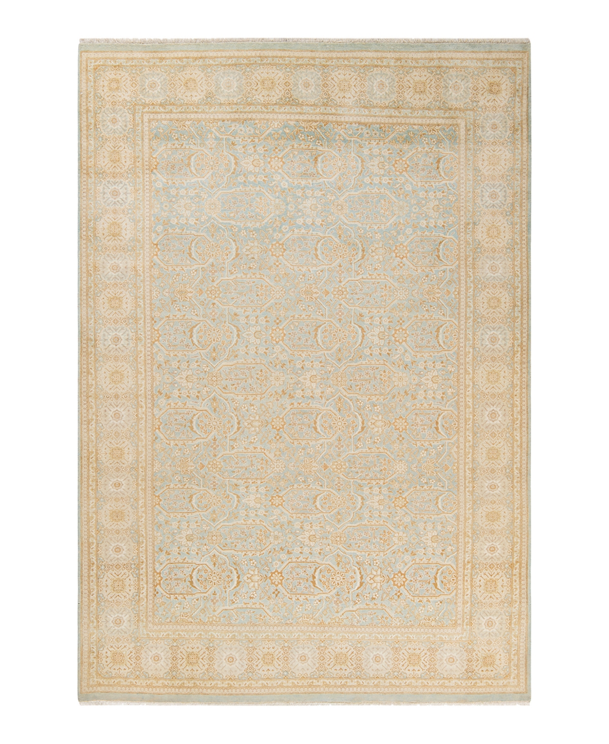 Closeout! Adorn Hand Woven Rugs Mogul M1605 6' x 8'10in Area Rug - Mist