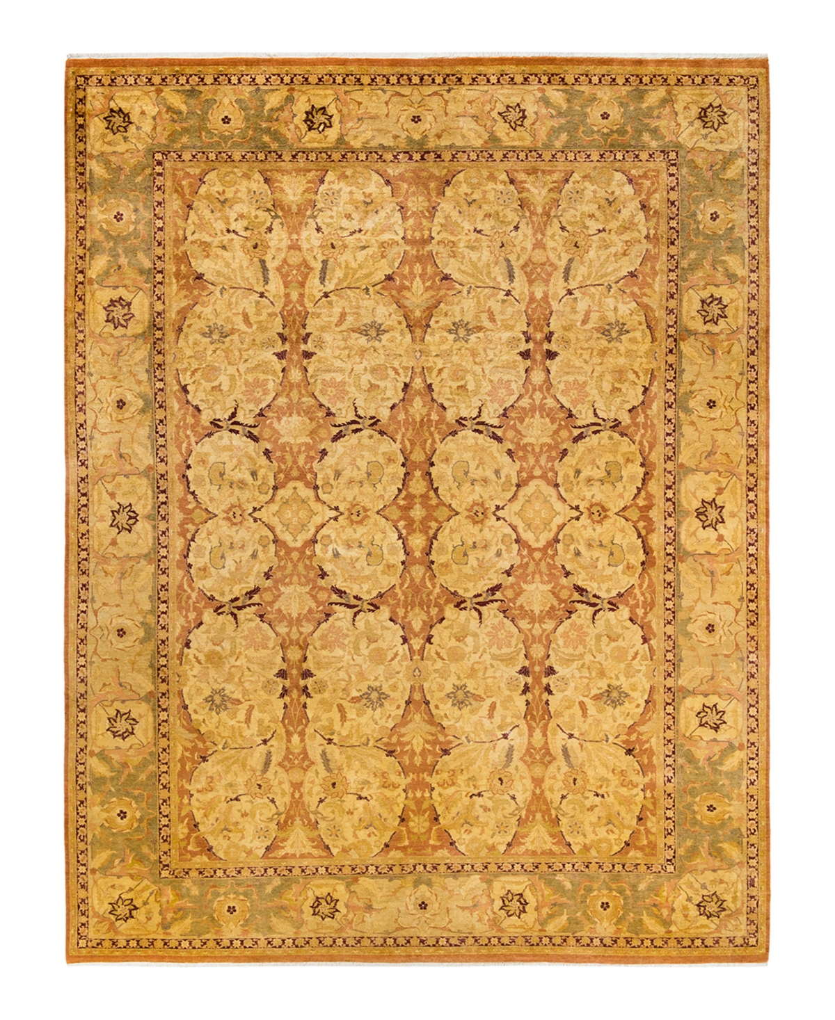 Closeout! Adorn Hand Woven Rugs Mogul M1422 9'2in x 12'3in Area Rug - Caramel