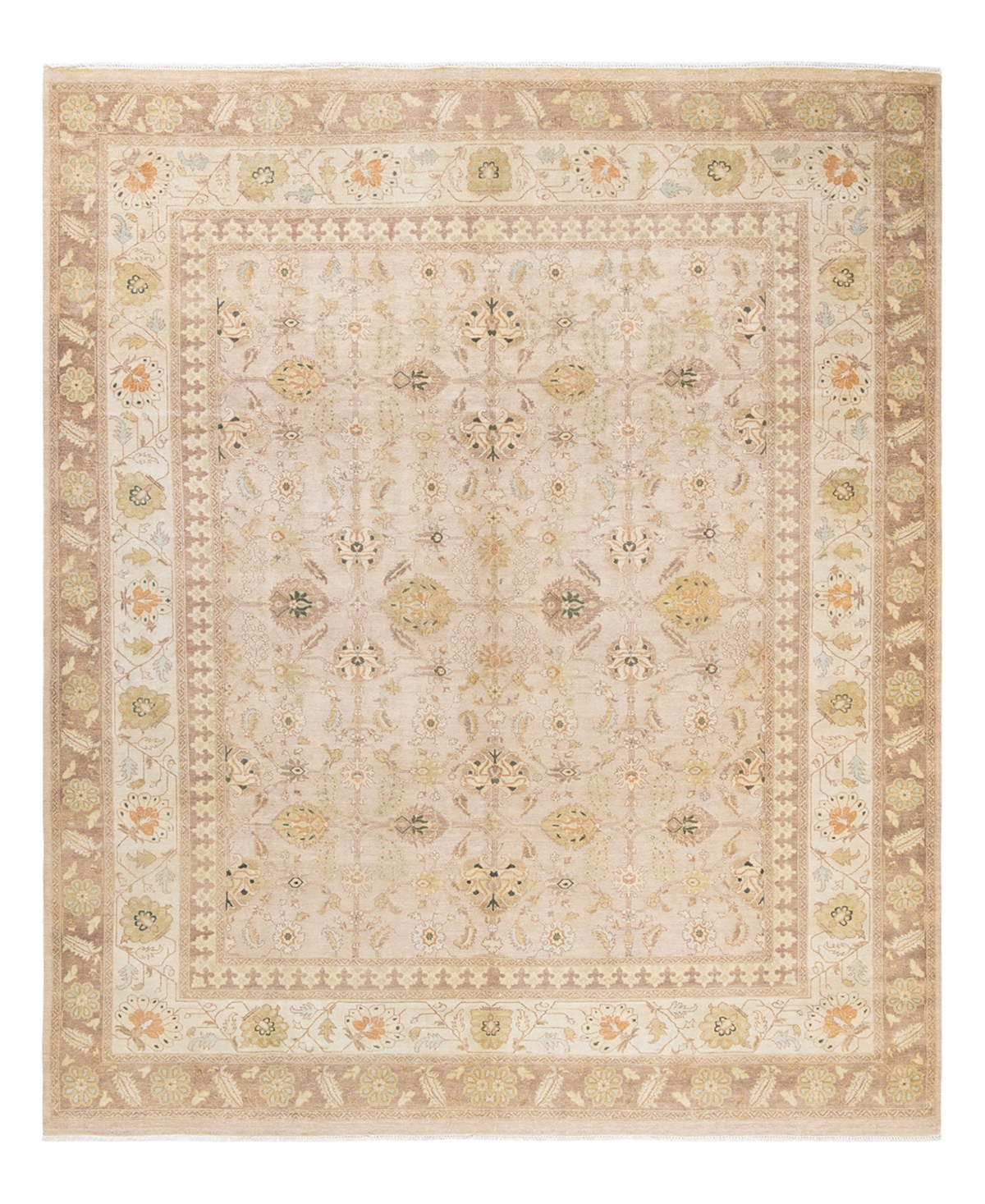 Closeout! Adorn Hand Woven Rugs Mogul M1721 8'1in x 9'6in Area Rug - Gold-Tone