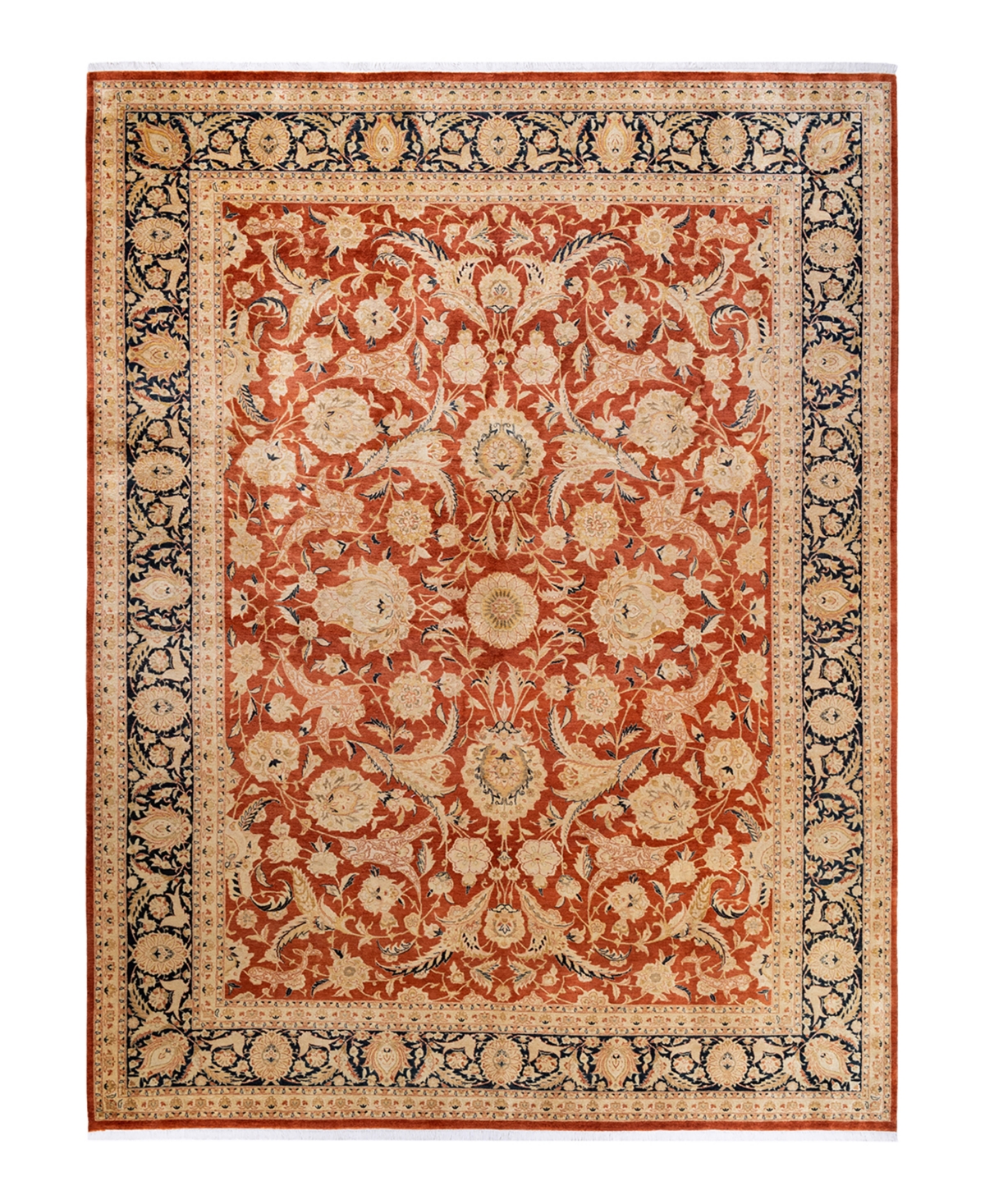 Closeout! Adorn Hand Woven Rugs Mogul M1342 9'2in x 12'4in Area Rug - Rust