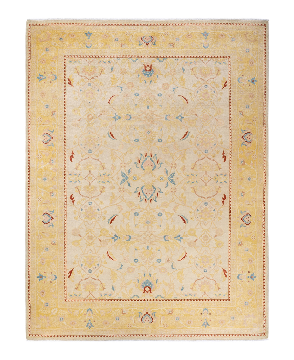 Closeout! Adorn Hand Woven Rugs Eclectic M1482 9'3in x 12'5in Area Rug - Ivory