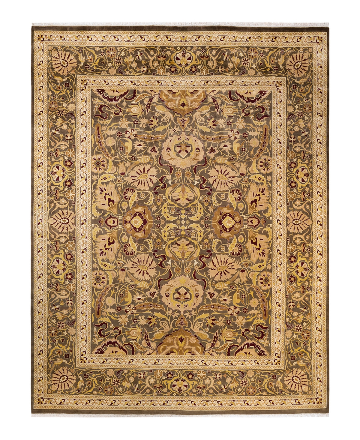 Closeout! Adorn Hand Woven Rugs Mogul M1495 9' x 12'1in Area Rug - Brown