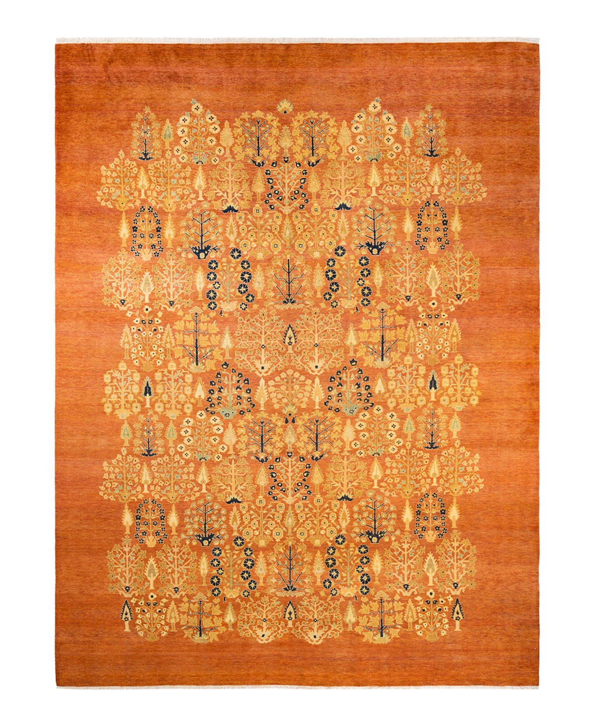 Closeout! Adorn Hand Woven Rugs Eclectic M1478 9' x 12'2in Area Rug - Orange