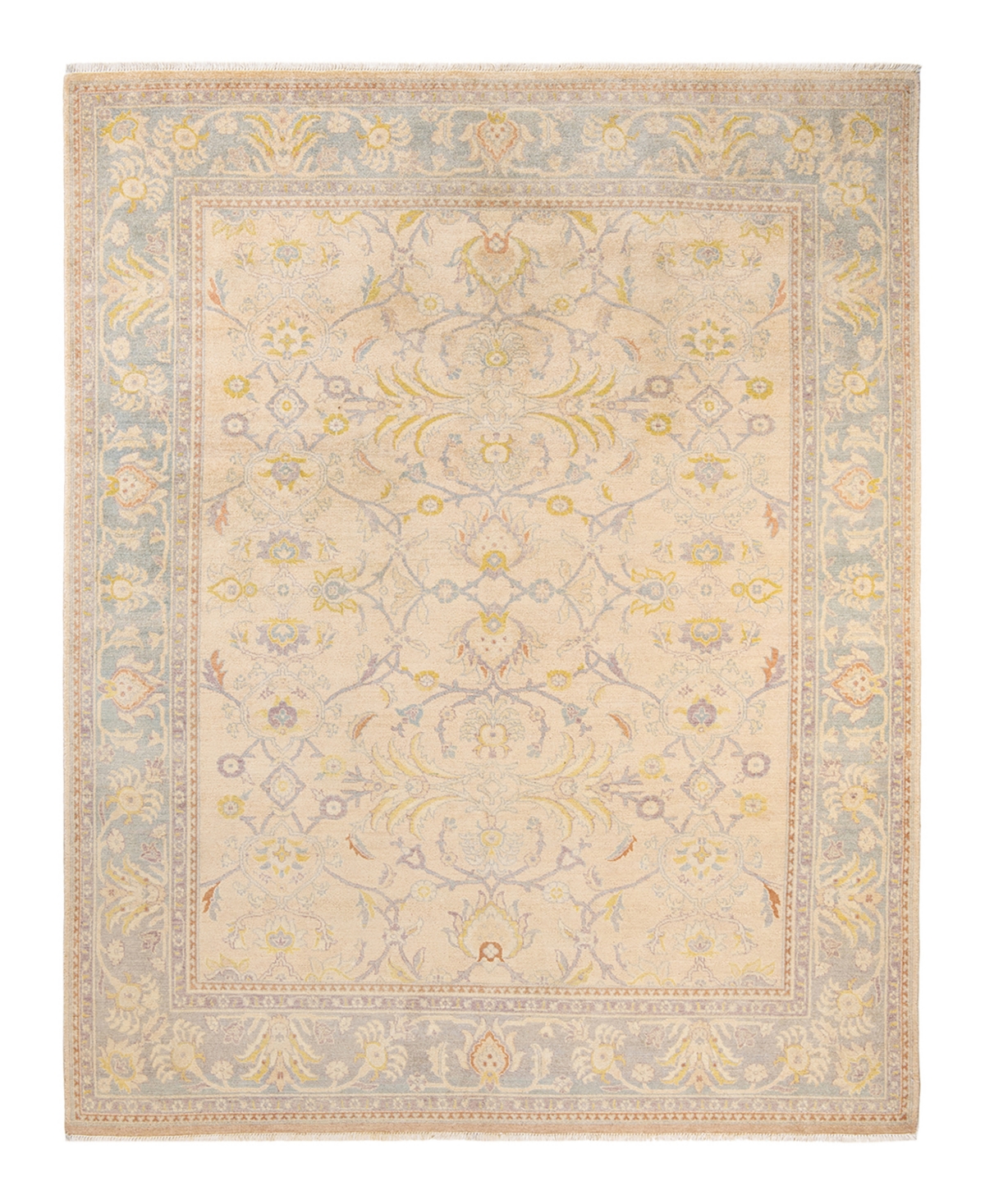 Closeout! Adorn Hand Woven Rugs Eclectic M1466 8'2in x 10'3in Area Rug - Ivory
