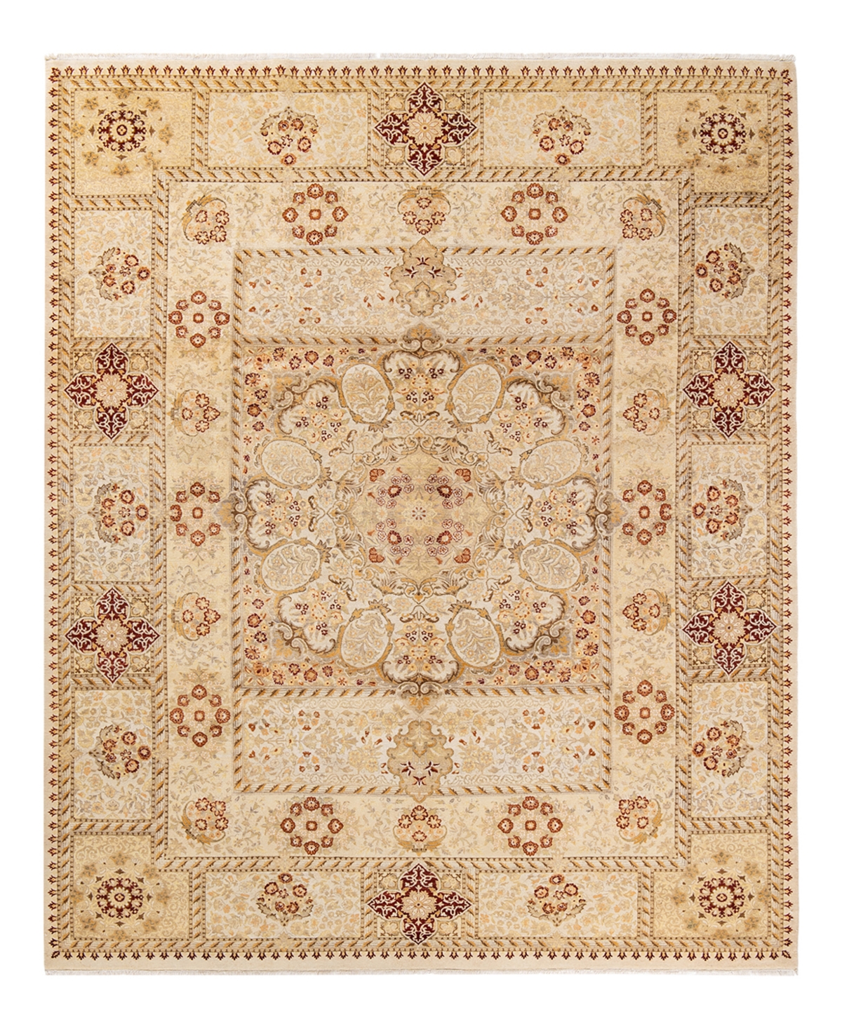 Closeout! Adorn Hand Woven Rugs Mogul M1494 8'2in x 10'4in Area Rug - Ivory
