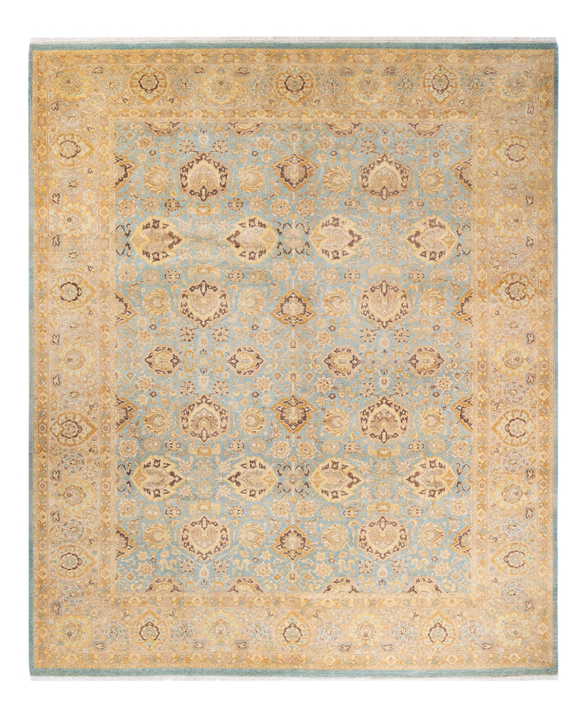 Closeout! Adorn Hand Woven Rugs Mogul M1590 8'4in x 10'1in Area Rug - Mist
