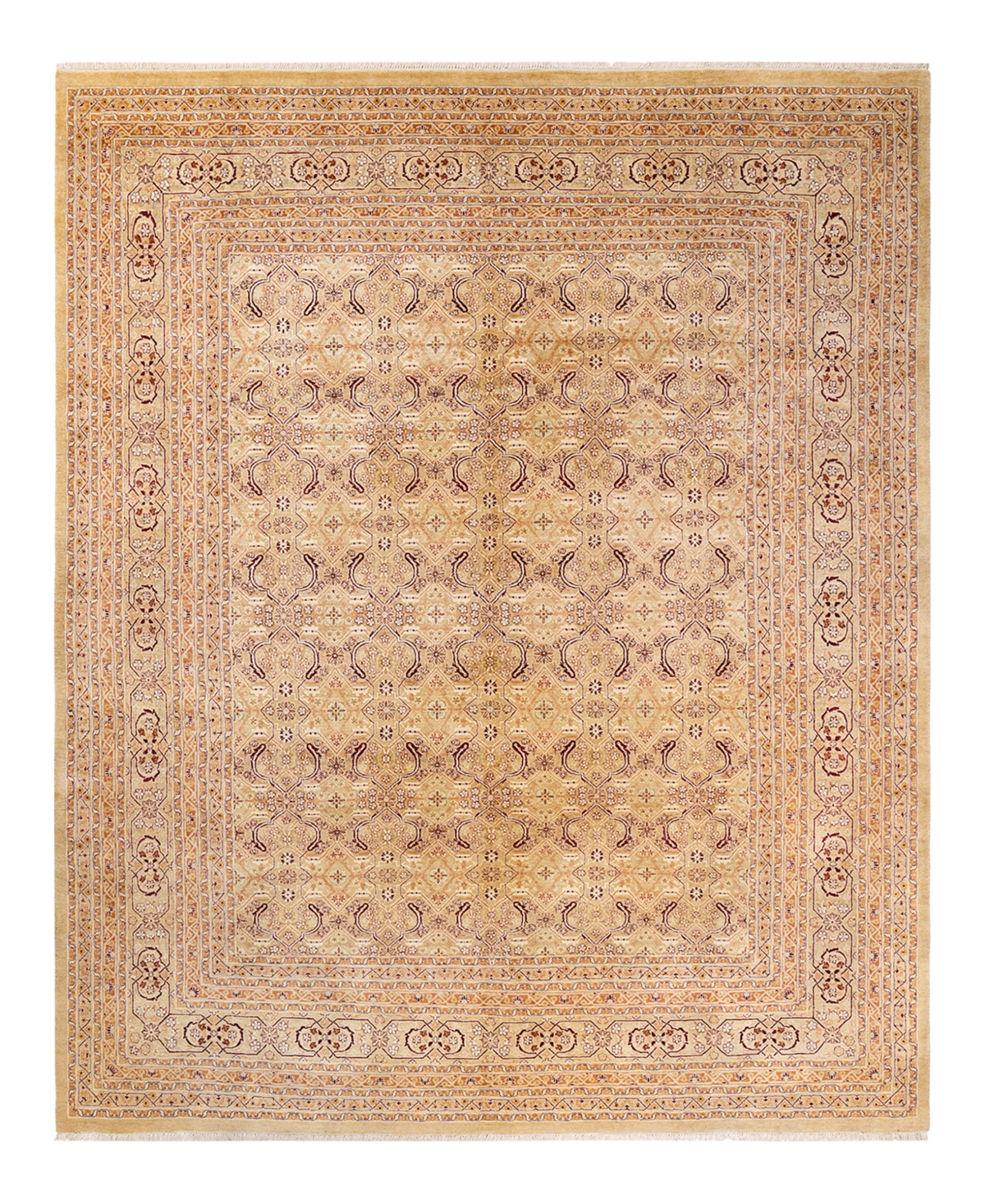 Closeout! Adorn Hand Woven Rugs Mogul M1160 8'2in x 10'3in Area Rug - Ivory