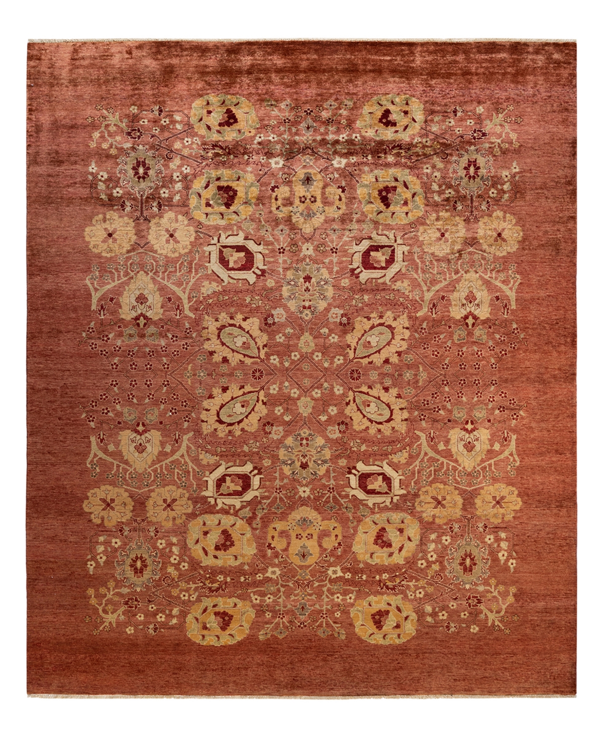 Closeout! Adorn Hand Woven Rugs Eclectic M1675 7'10in x 10'1in Area Rug - Pink