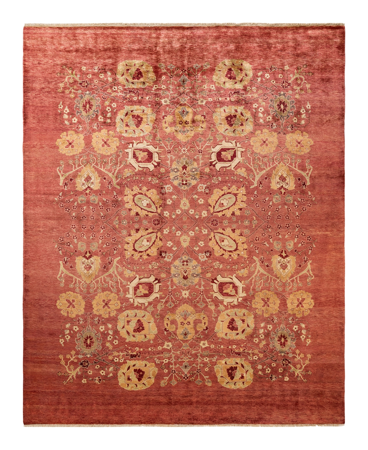 Closeout! Adorn Hand Woven Rugs Eclectic M1681 7'10in x 9'10in Area Rug - Pink