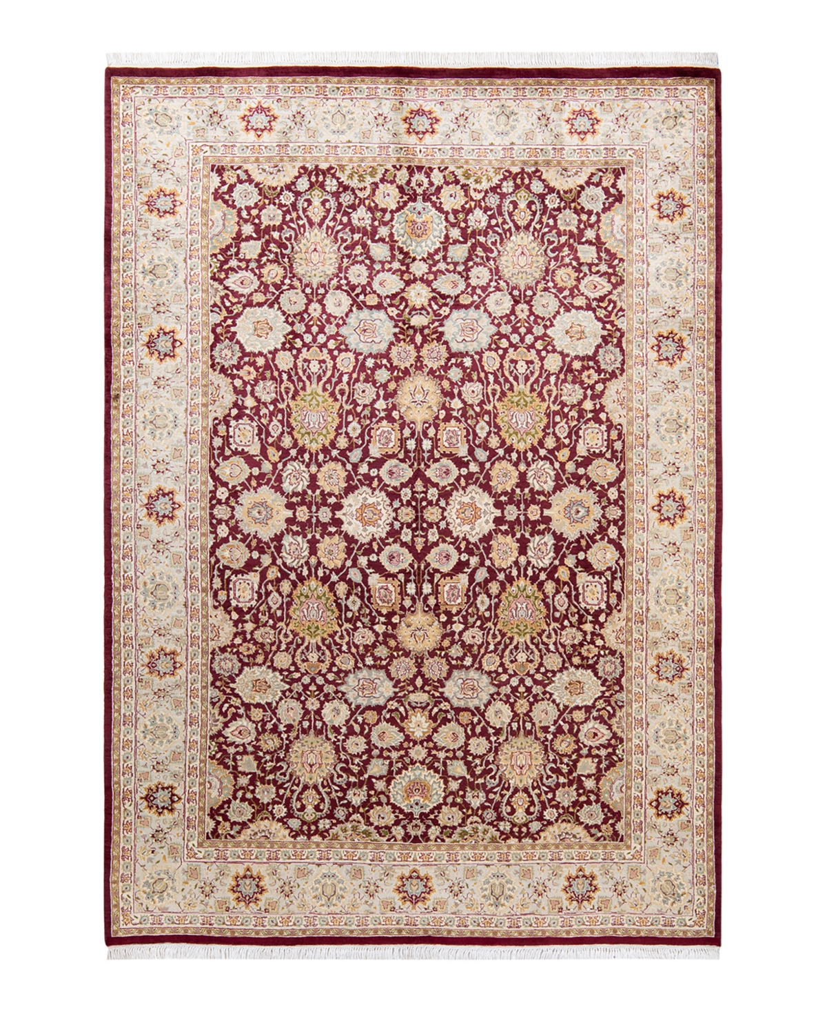 Closeout! Adorn Hand Woven Rugs Mogul M1181 6'1in x 8'10in Area Rug - Purple